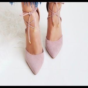 Dusty Rose Lulu Heels - Size 5.5